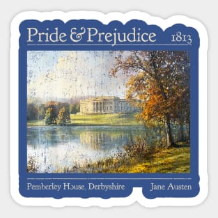 Jane Austen Pemberley 250th Anniversary Pride And Prejudice Sticker